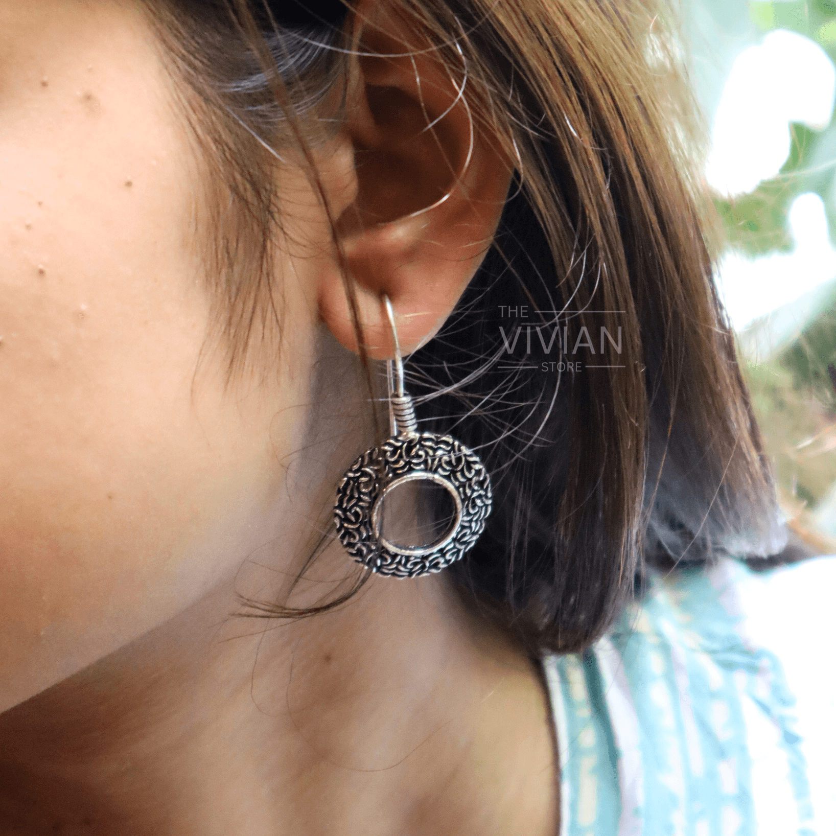 Gorgeous Collection Of 4 Oxidised Jhumkas With Free Adjustable Ring - The Vivian Store