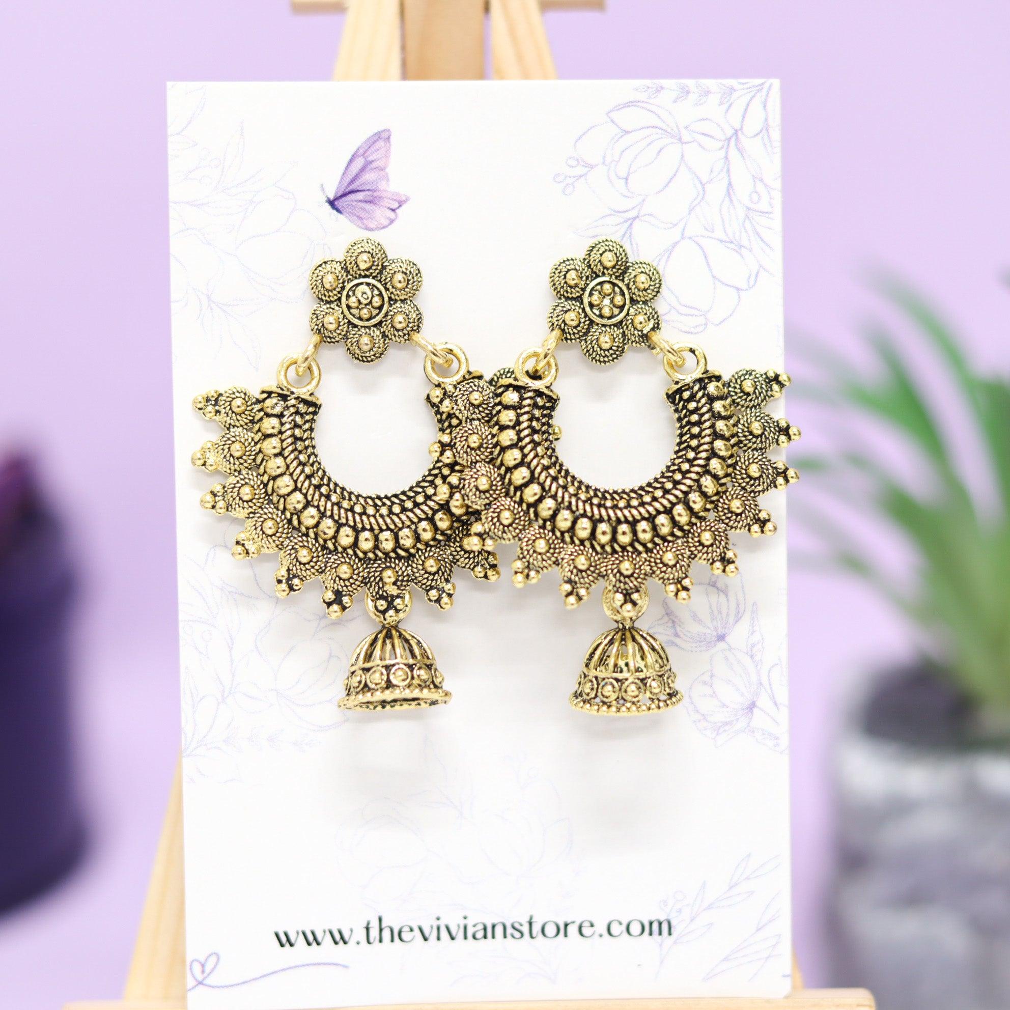 6 "Made For Her" Jhumkas With Free Surprise Gift - The Vivian Store