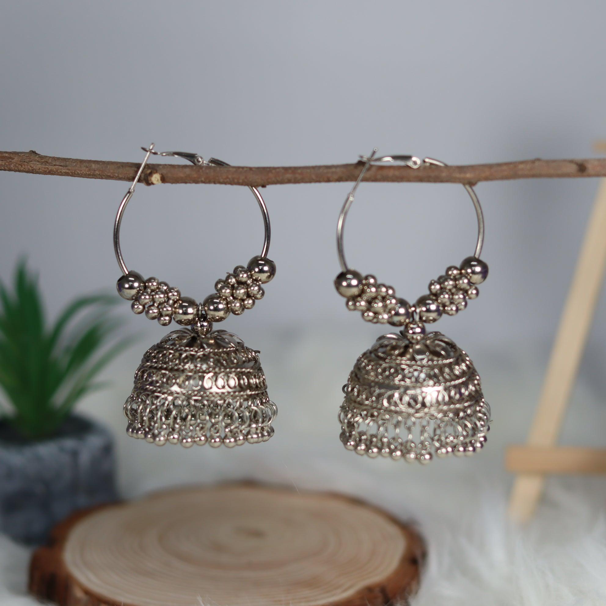 Oxidised Jhumka 2 - The Vivian Store