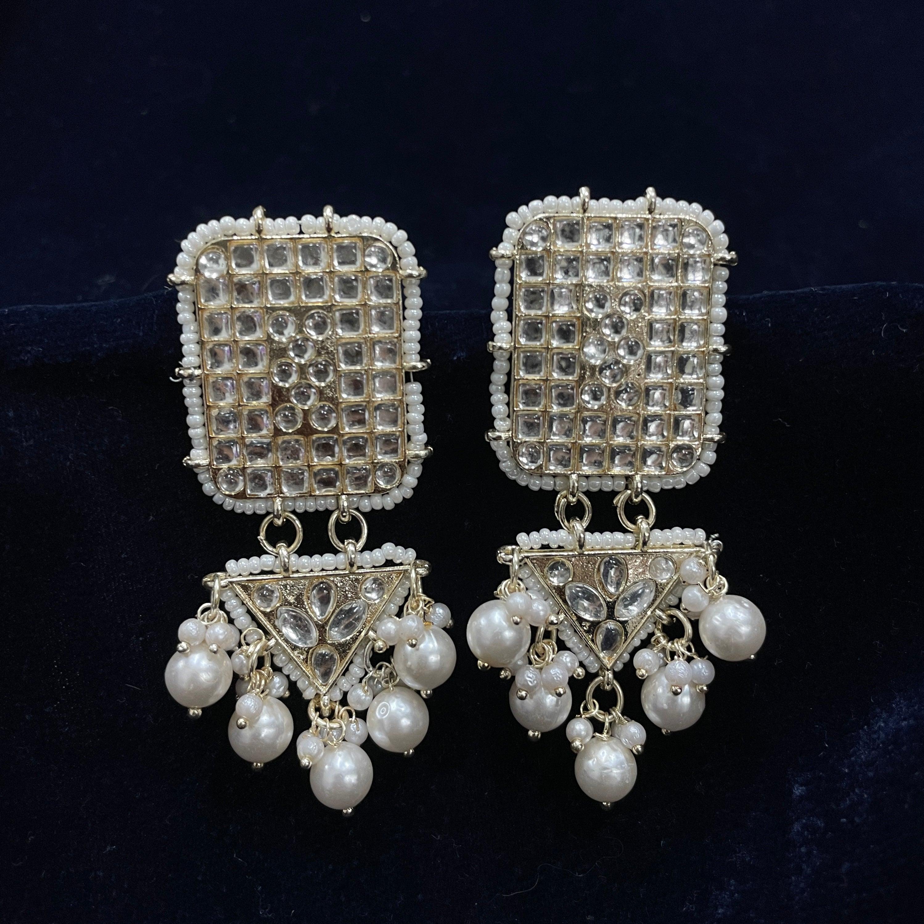 Golden Pearl Earrings - The Vivian Store