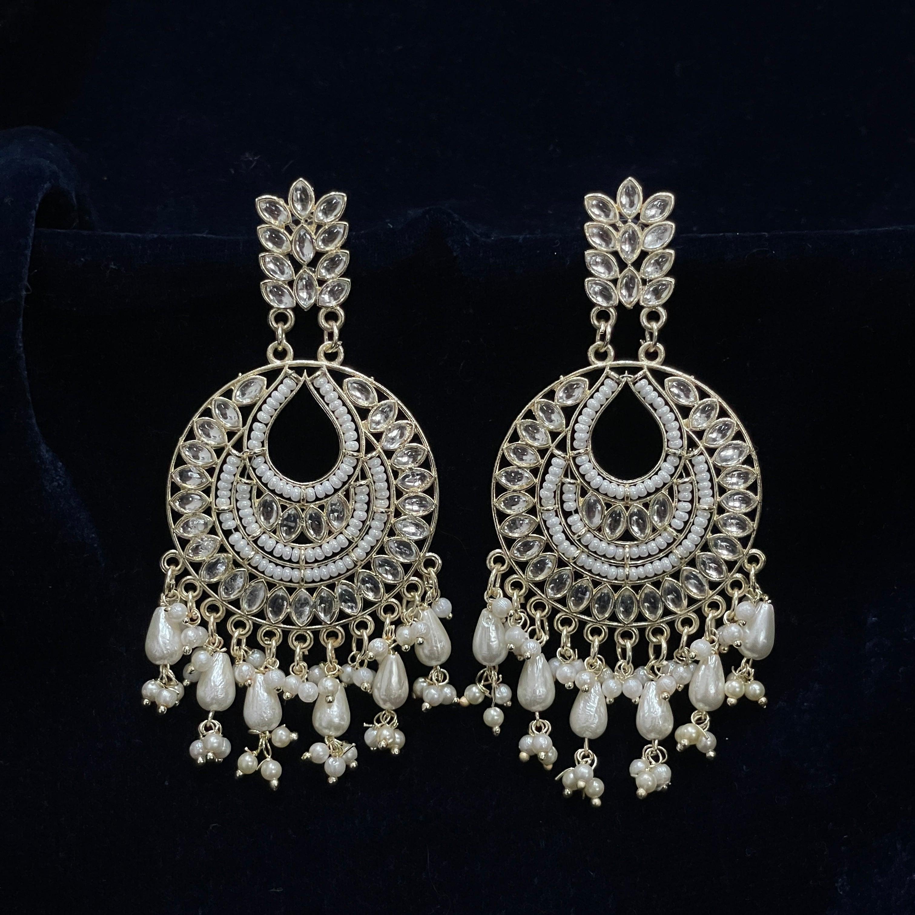 Pearl Golden Earrings - The Vivian Store